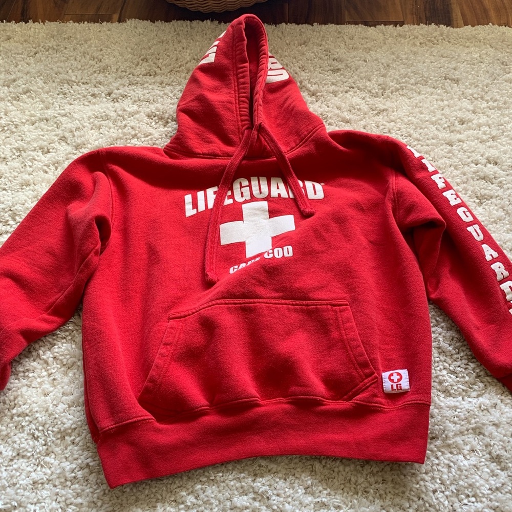 THRIFTED LIFEGUARD CAPE COD HOODIE